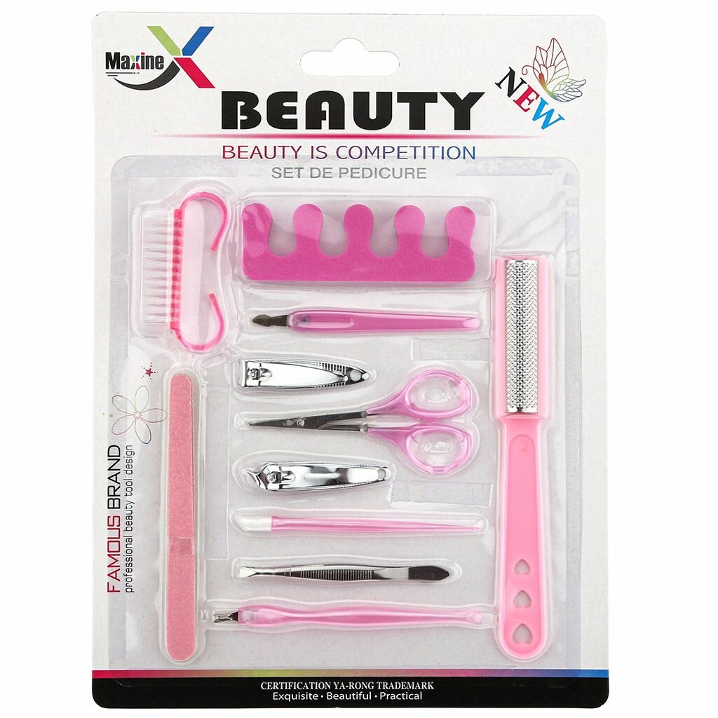 Педикюрный набор 15 предметов, в блистере