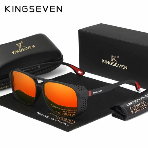 Солнцезащитные очки KINGSEVEN оранжевыйчерный 3350₽