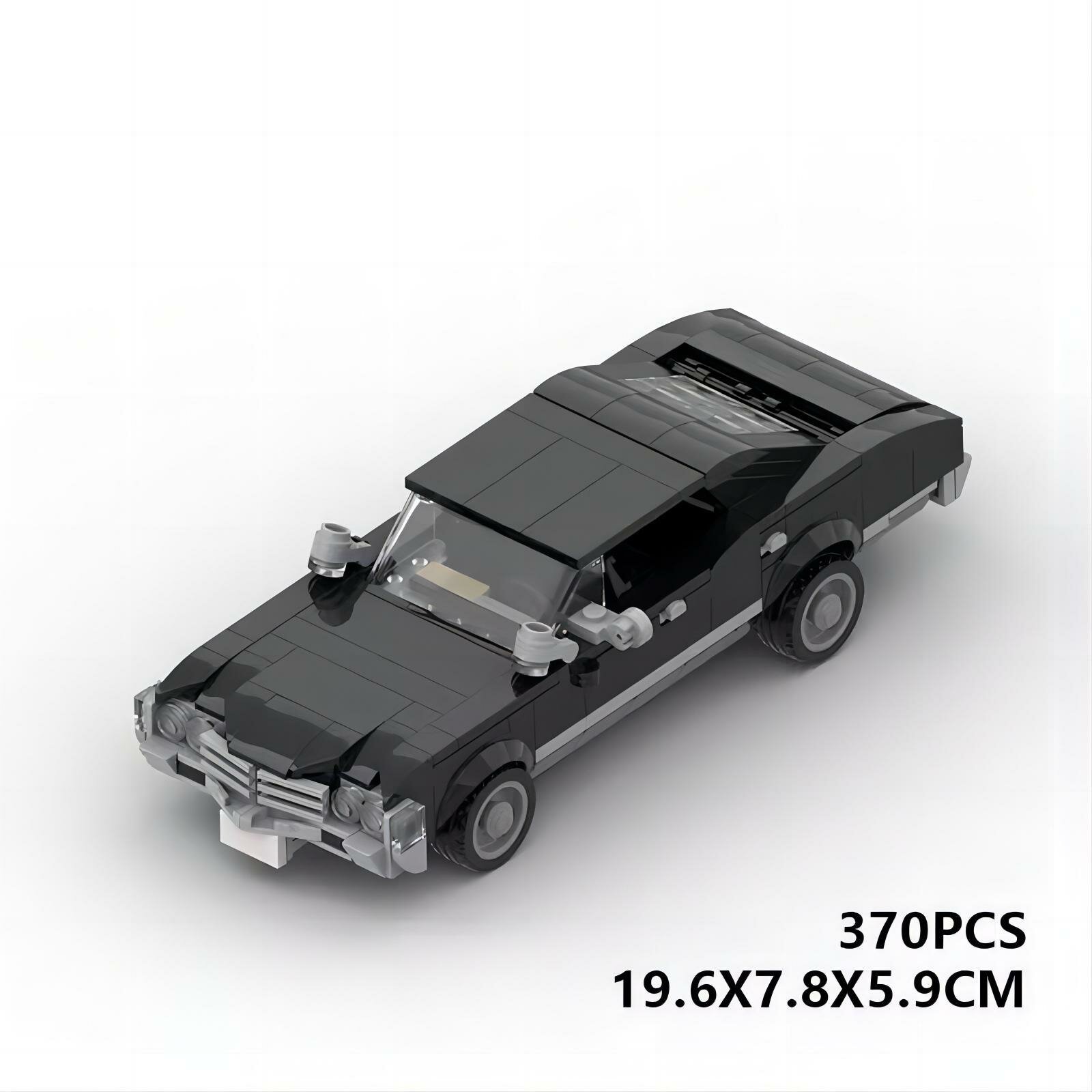 Блоки MOC-59771, для конструктора Lego, совместимы с Chevrolet Impala Speed Series 8 Grid Car Model