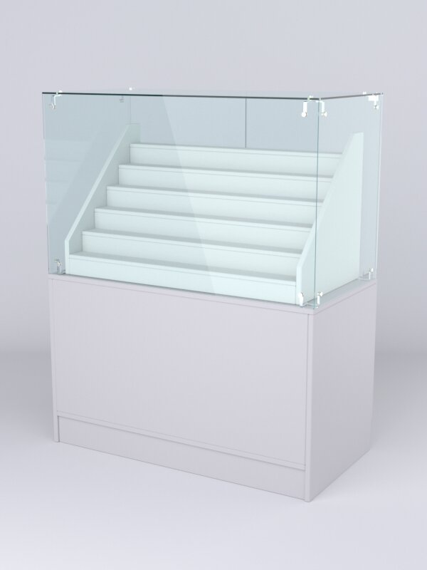 Прилавок "сота" №2, закрытый, Серый. Производитель товара - компания Westcom.