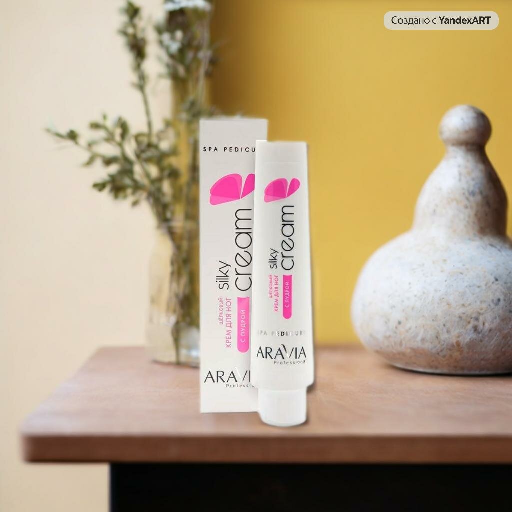 Шелковый крем Aravia Silky Cream Professional для ног увлажняющий 100 мл