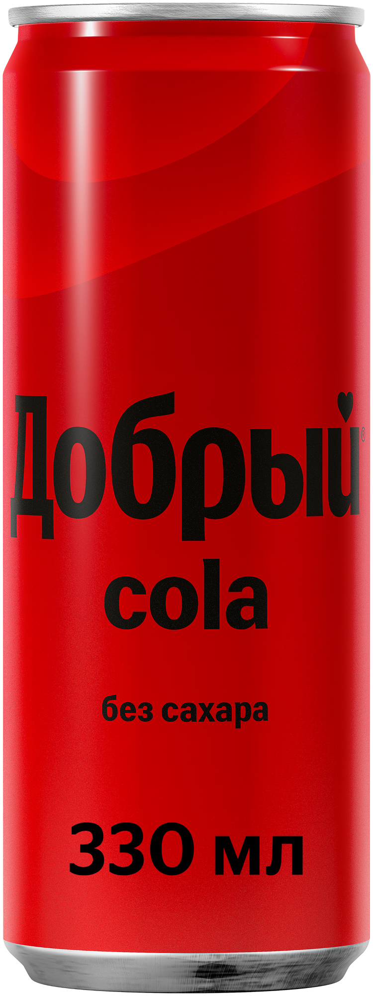 Напиток газированный Добрый Cola, без сахара, 0,33 л, в металлической банке