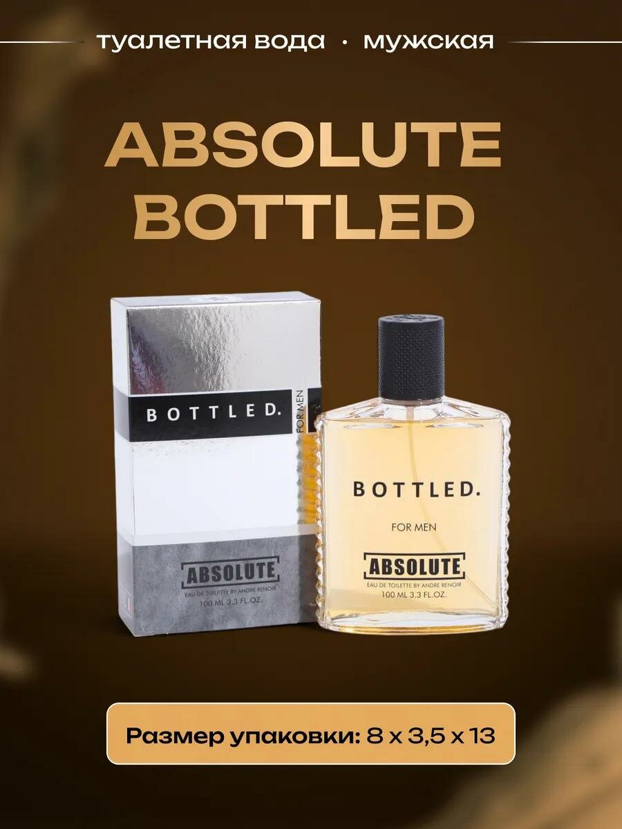 Туалетная вода мужская Absolute Bottled, 100 мл, древесный пряный аромат — фото 1