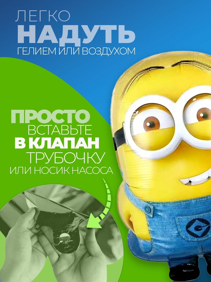 Фольгированные воздушные шары фотозона на день рождения — фото 1