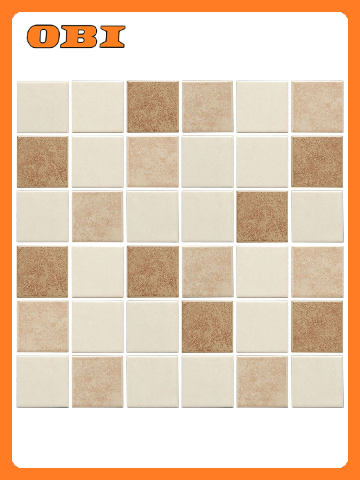 Керамическая мозаика StarMosaic Homework бежевая 306х306 см 1шт