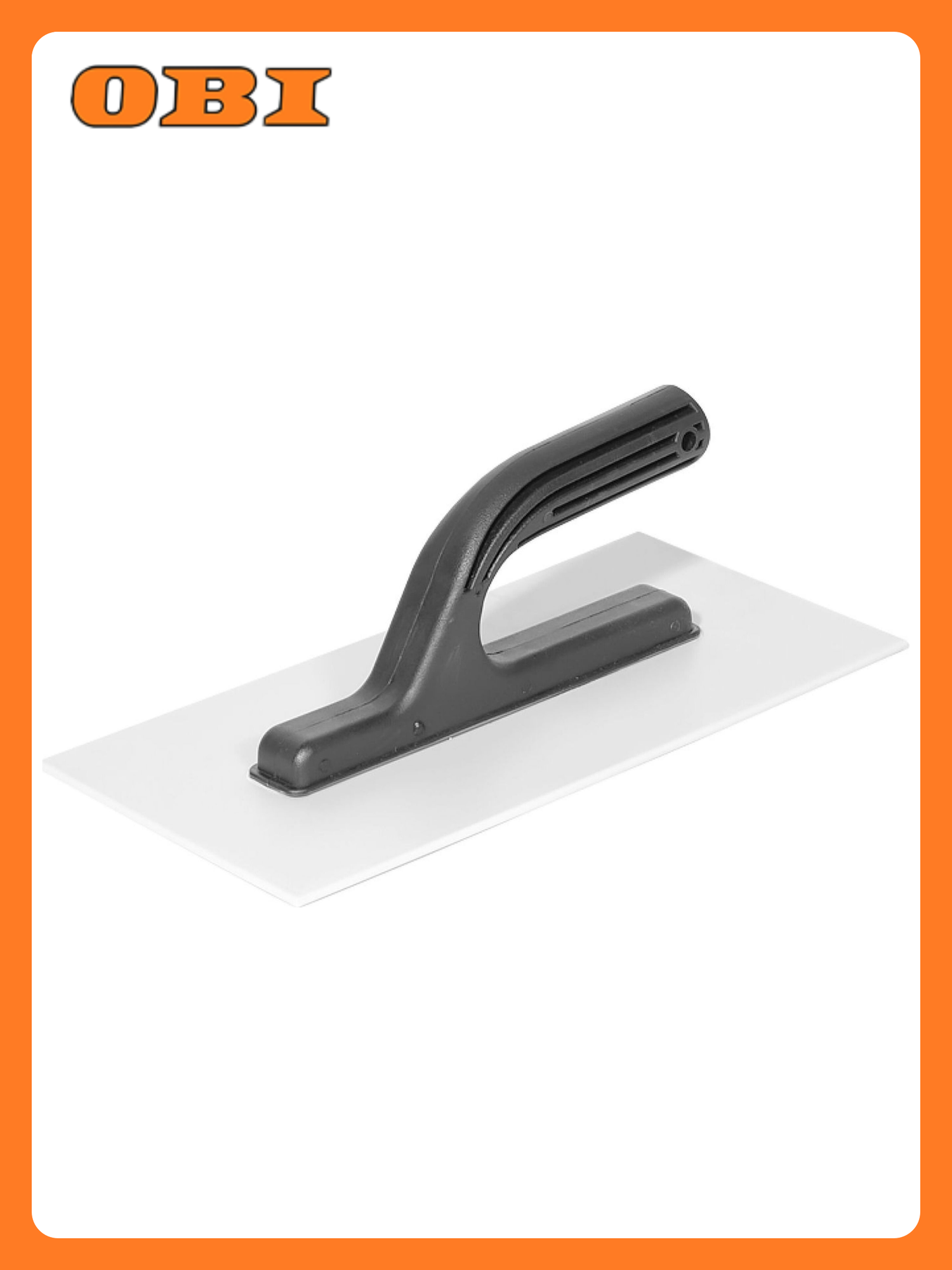 Кельма Intek 270х130мм пластиковая с пластмассовой ручкой