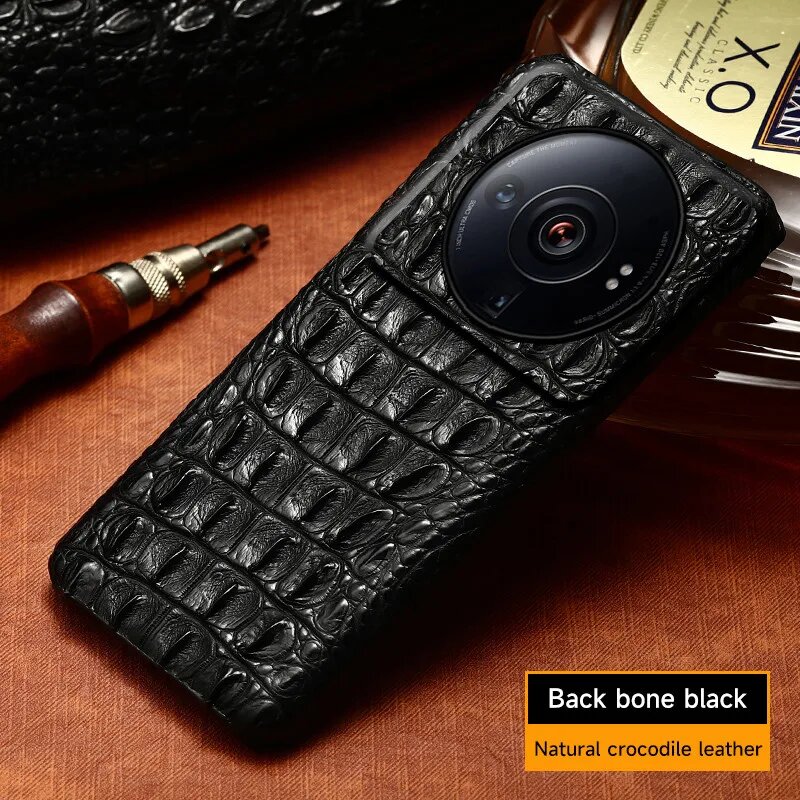 Кожаный чехол LANGSIDI для Xiaomi Mi 14T 15T Pro 17 Pro Max 14 15, ультра Сяоми 17, Back Style black