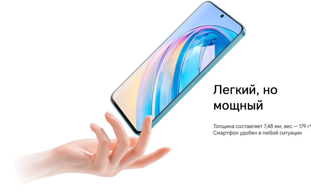 Смартфон Honor X8a 6/128Gb Небесно-голубой (Android 12.0, Helio G88, 6.7", 6144Mb/128Gb 4G LTE ) [5109APCQ] - фото №17