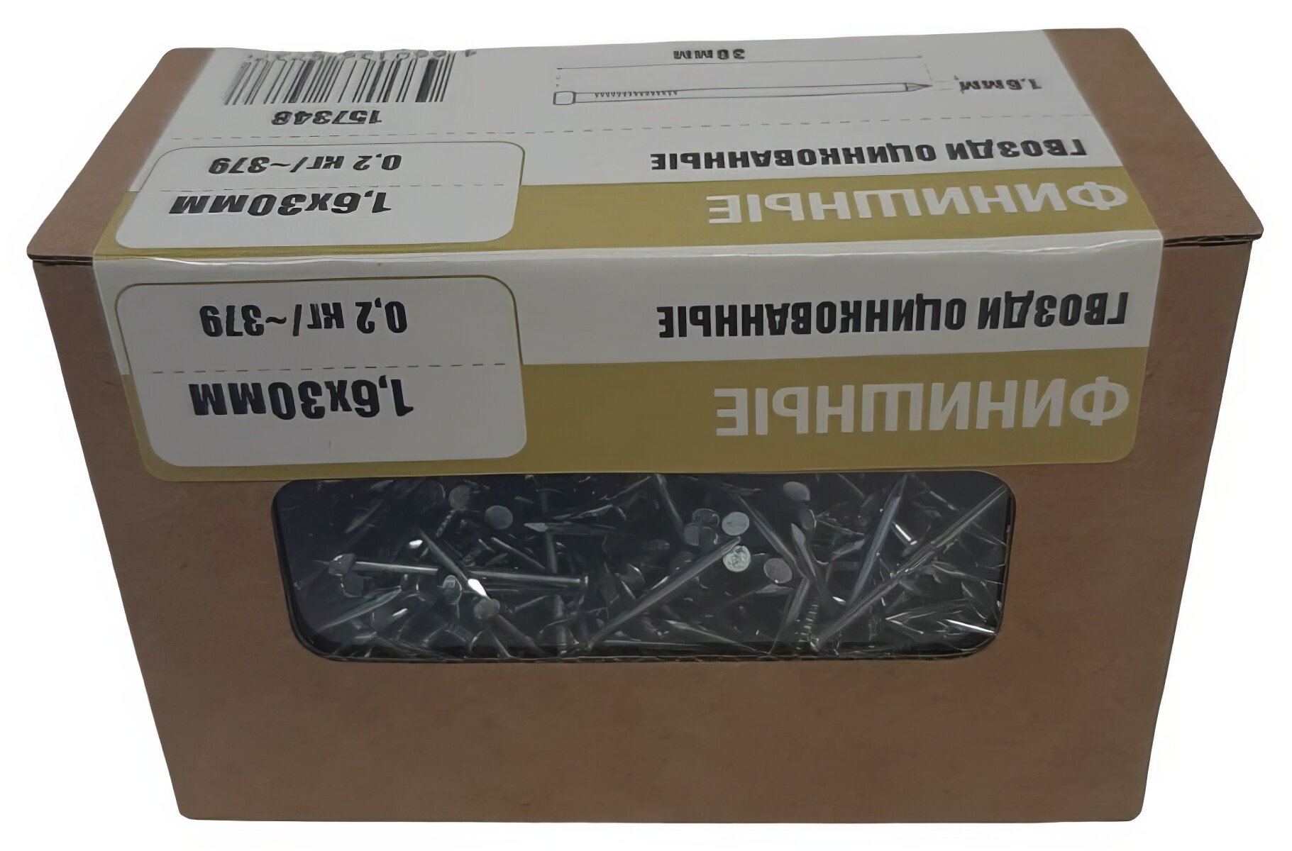 Гвозди финишные Tech-Krep 1.6x30 мм 0.2 кг