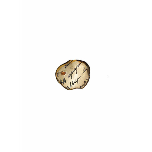 Перстень Братья Глазуновы Пушкин, серебро, 925 проба, золочение, гранат, золотой кривое зеркало книга пародии и шаржа