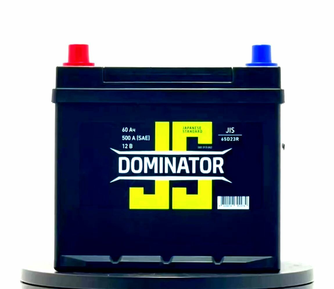 Автомобильный аккумулятор DOMINATOR (JIS) 6ст- 60 А (1) D23 прямая полярность