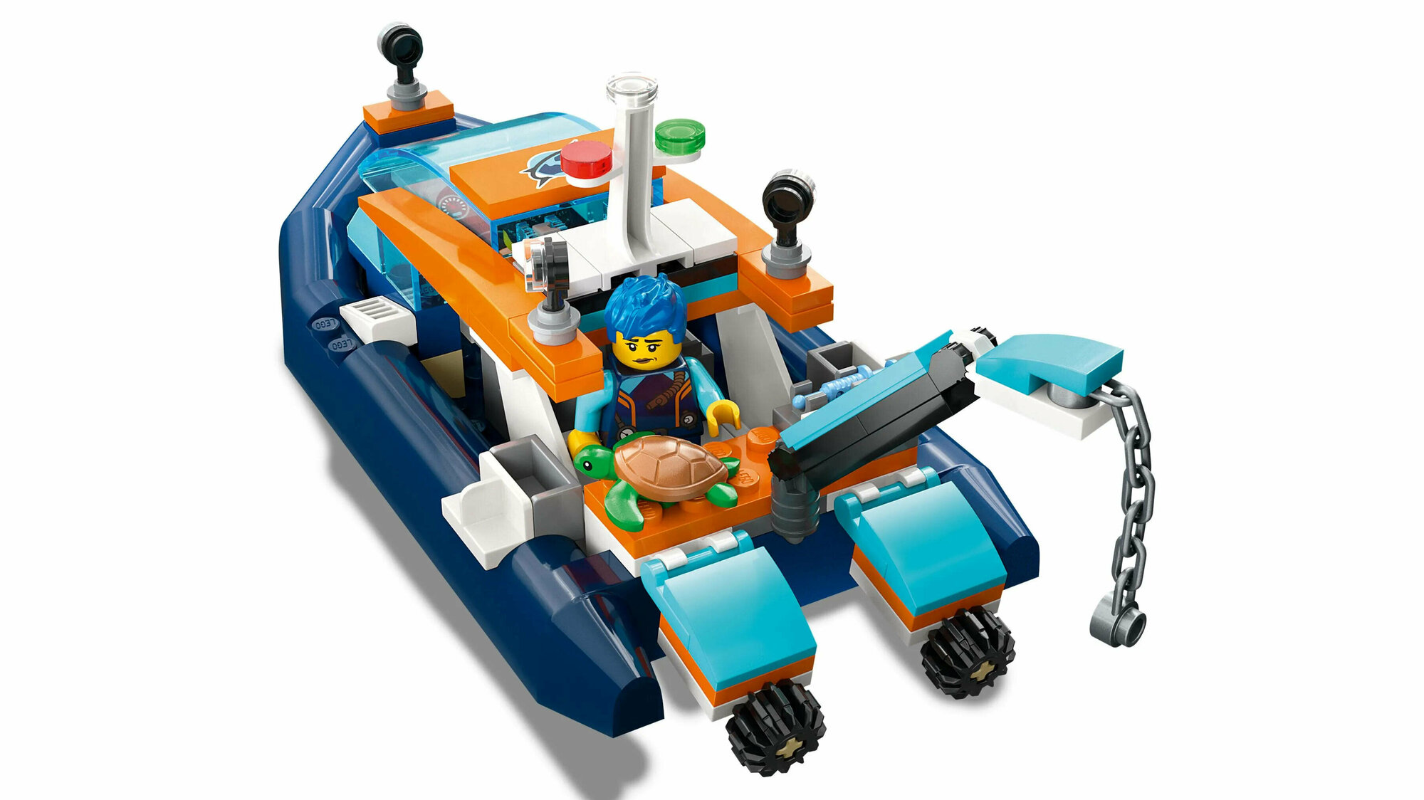 Конструктор LEGO City Explorer Diving Boat 60377