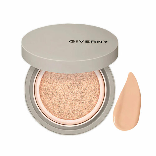 Giverny Матовый кушон с запаской бежевый 23 тон Milchak Matte Cushion 23NW Medium Beige 12гр*2 giverny легкий тональный крем бежевый 23 тон milchak cover foundation 23 medium beige spf 30 30 мл