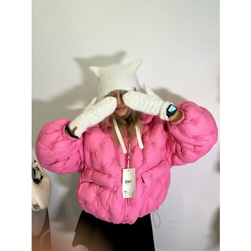 Куртка , размер L, розовый