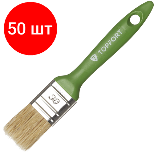 Комплект 50 штук Кисть плоская TOPFORT 30x15 5180₽