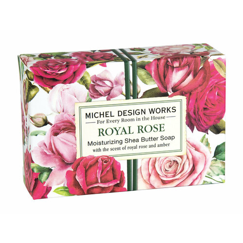 Мыло в подарочной коробке Michel Design Works Royal Rose Boxed Single Soap