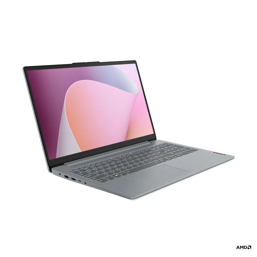 15.6" Ноутбук Lenovo IdeaPad Slim 3 Ryzen 3 7320U (2.4 ГГц), RAM 8 ГБ, SSD 256 ГБ Radeon 610M, Без ОС, Arctic Grey, Росс клав.