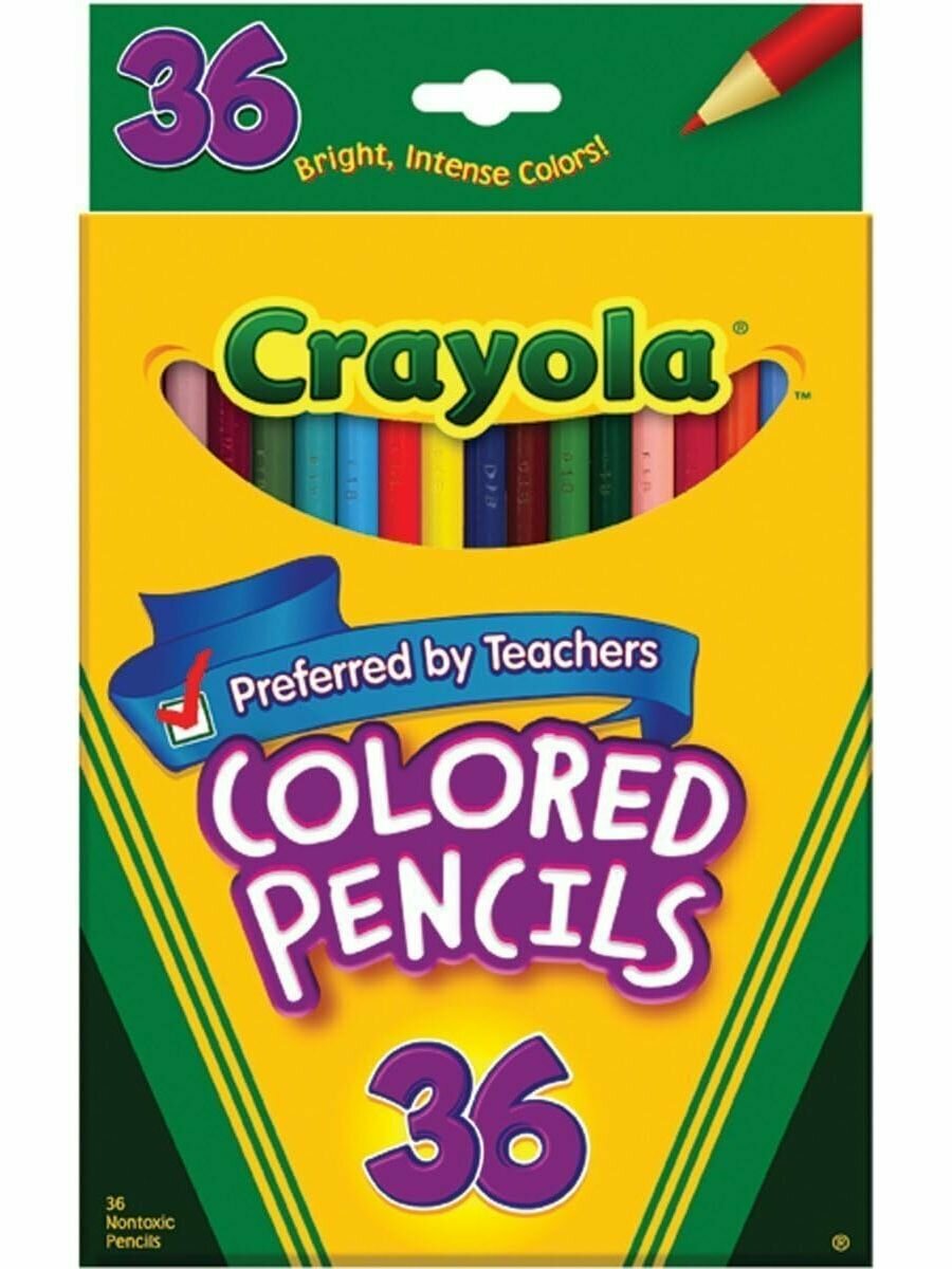 Набор цветных карандашей Crayola, 36 цветов