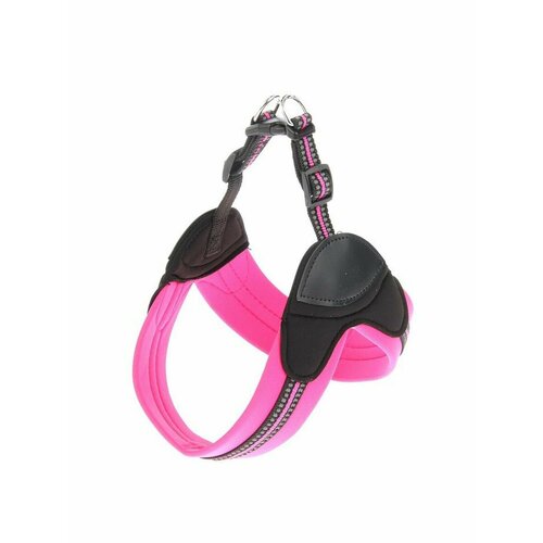 Шлейка супермягкая со светоотражающей прошивкой, обхват 48-5