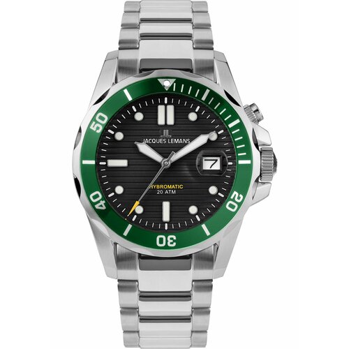 фото Наручные часы jacques lemans hybromatic, серебряный