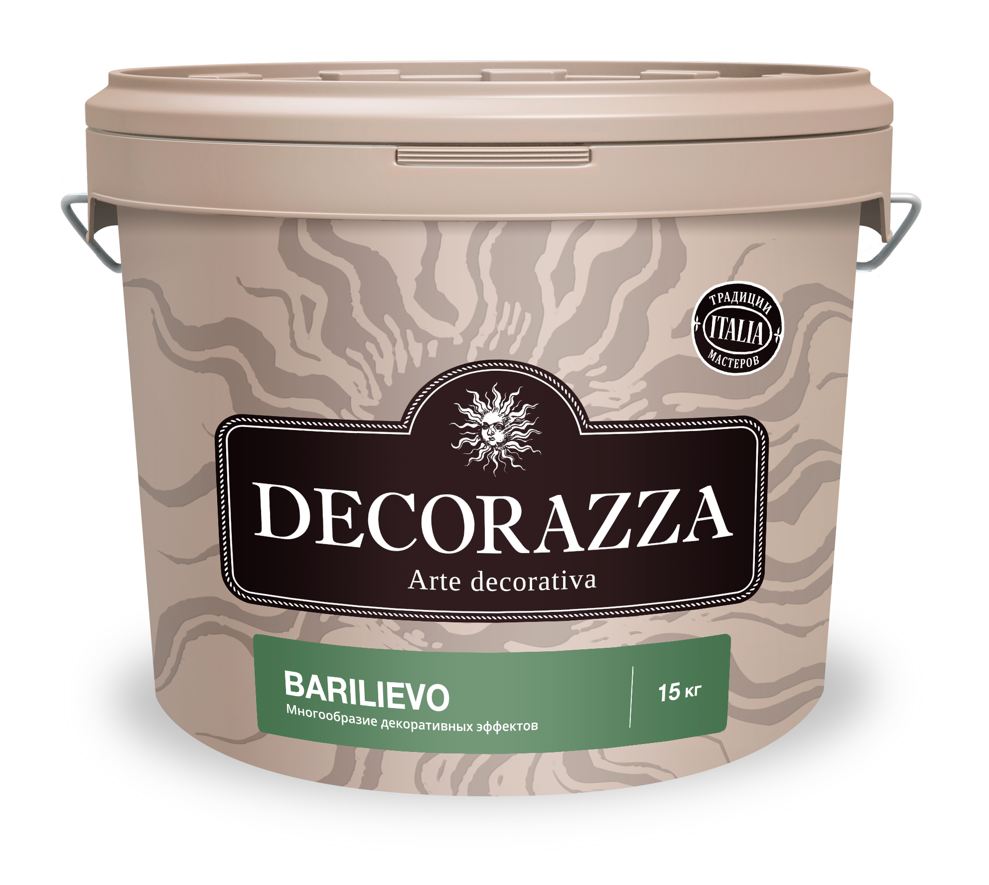 Декоративная штукатурка эффект ткани Decorazza Barilievo BL 001, 15 кг