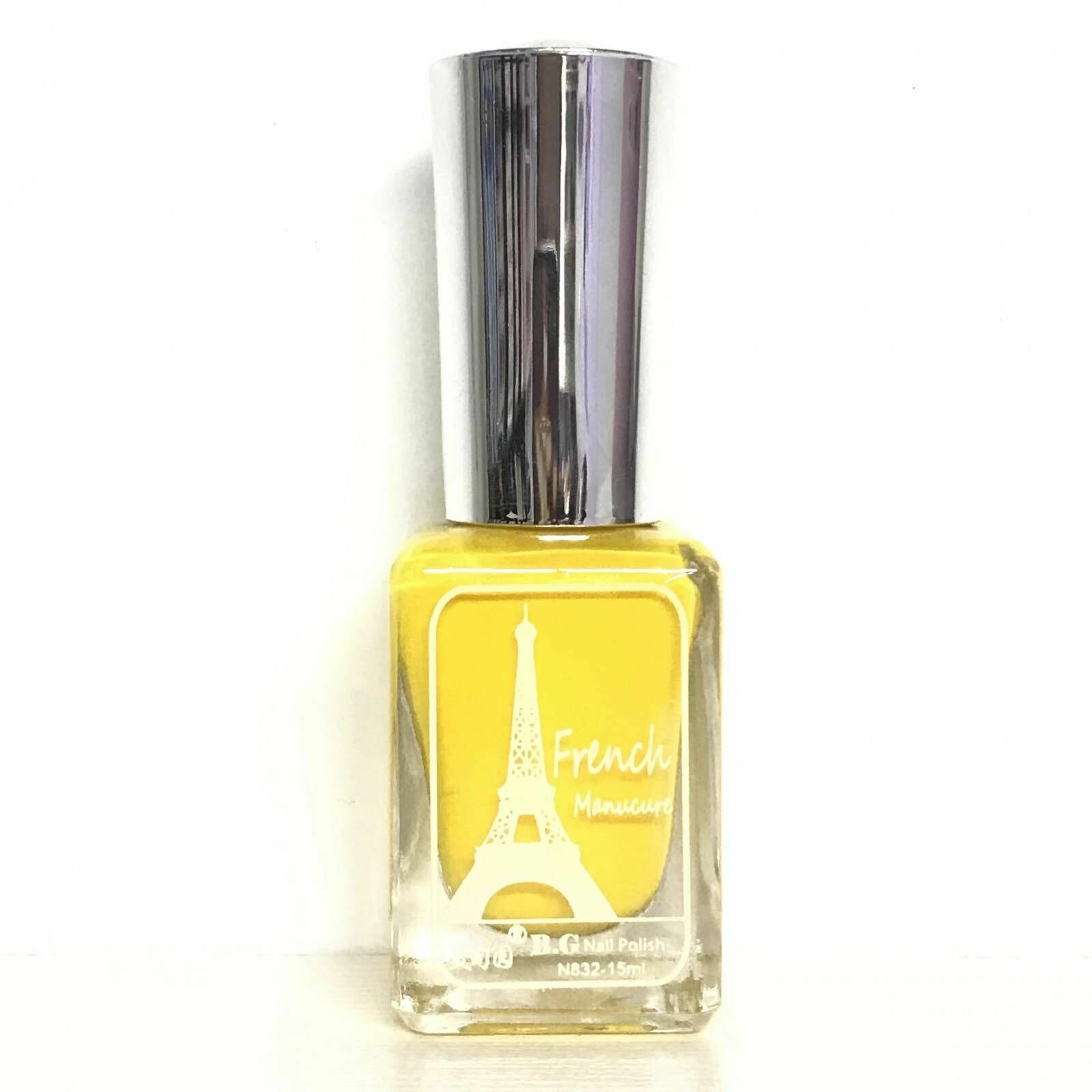 фото Лак для ногтей French, цвет желтый №01, 15мл, 1 шт