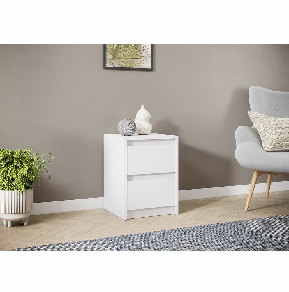 фото Тумба Айден ТБ06-400 белый ЛДСП/белый ЛДСП