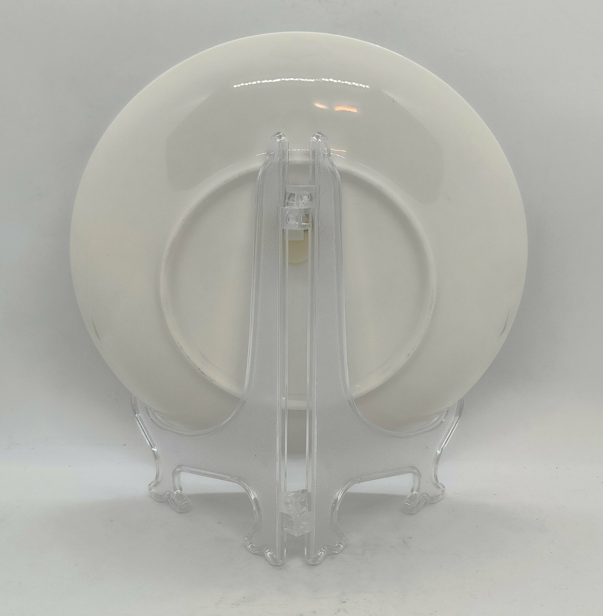 Тарелка фарфоровая, псков гжель, 20 см — фото 1