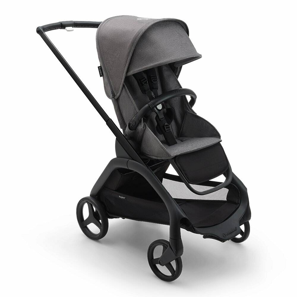 Прогулочная коляска Bugaboo Dragonfly Black, цвет Grey Melange