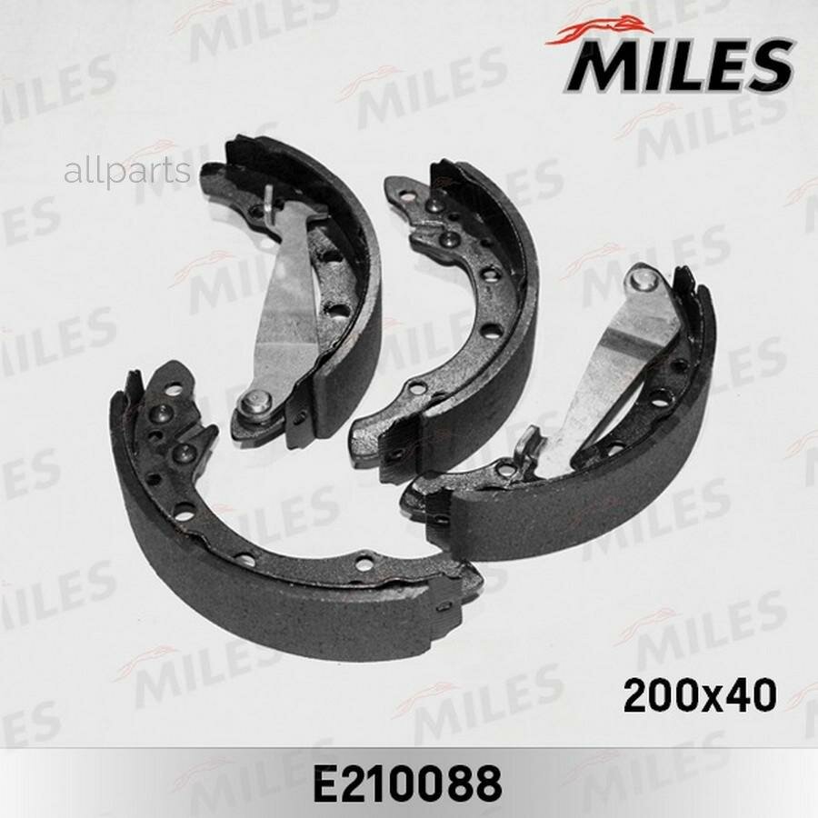MILES E210088 Колодки торм. бар. AUDI A2/VW G2/G3/PASSAT/POLO/SKODA FABIA 86-08