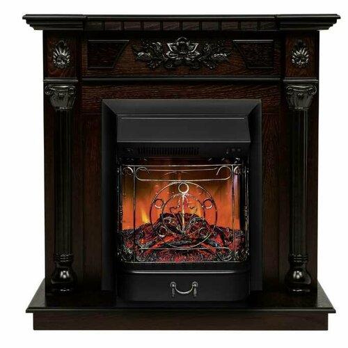 Камин RealFlame Dacota AO с очагом Majestic Lux Black электрокамин dacota ao с очагом majestic lux black