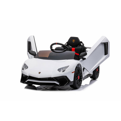 BDM Детский электромобиль Lamborghini Aventador SV Roadster 2WD 12V - BDM0931-WHITE bdm детский электромобиль bettyma lamborghini urus 2wd 12v bdm0923 red