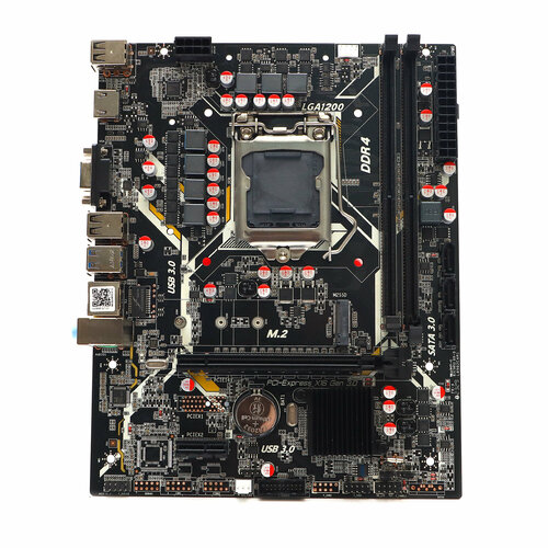 Материнская плата ZCZF H510 Socket1200 Intel H510 mATX 868000₽