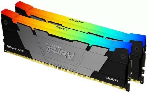 Оперативная память DDR4 3200 16GBx2 Kigston Fury Renegade RGB / CL16 / KF432C16RB12AK2/32