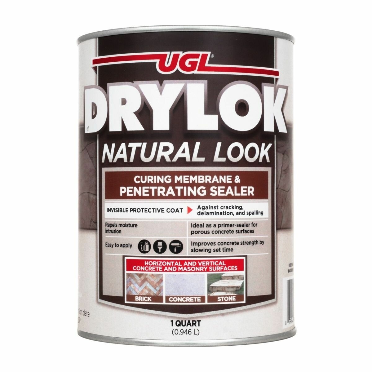 Drylok Natural Look Sealer 946мл акриловая защитно-декоративная пропитка для камня, бетона, кирпича, сланца