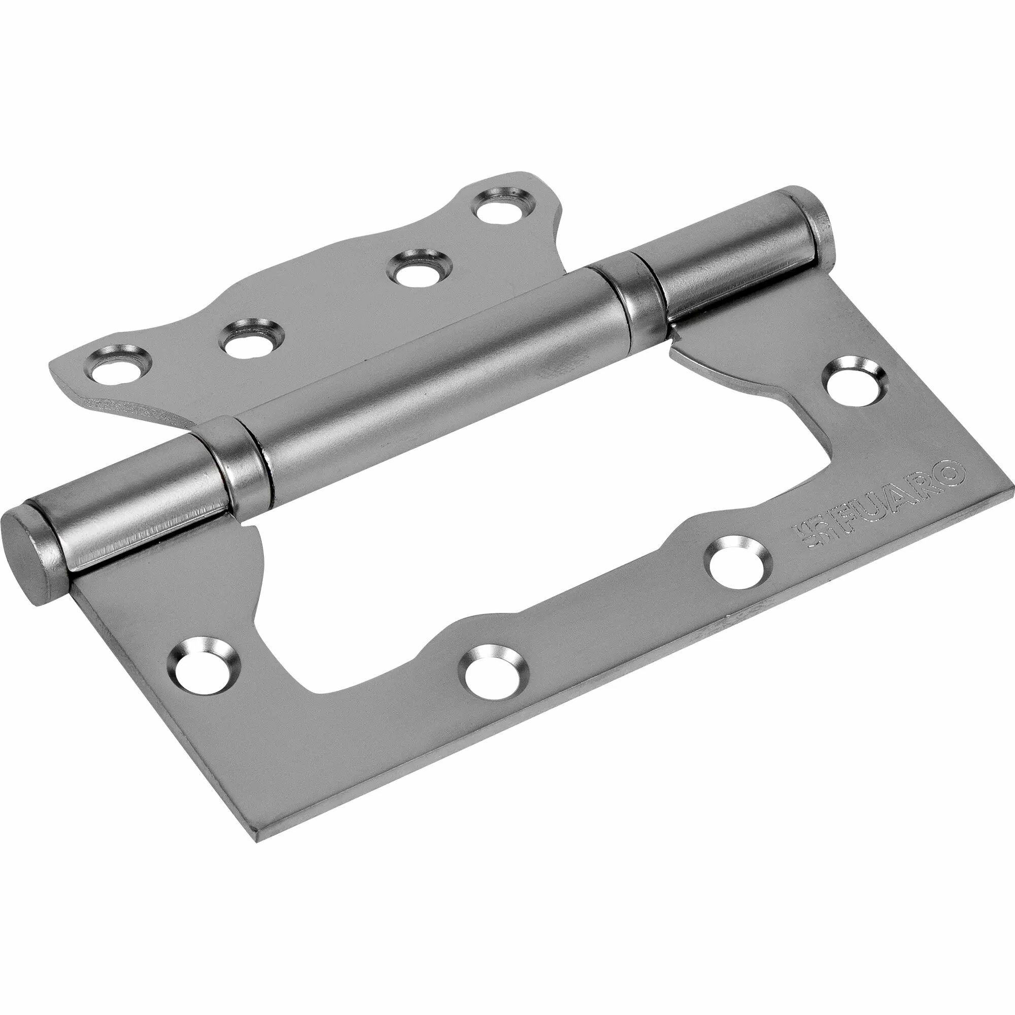 Петля без врезки N100500/2BB-PC/BL 100х75х2.5 мм сталь цвет перламутровый хром