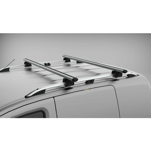 Багажник Cruz (109) на Kia SPORTAGE (II, III, IV) 2004-н. в. серебристый (аэродинамические поперечины)