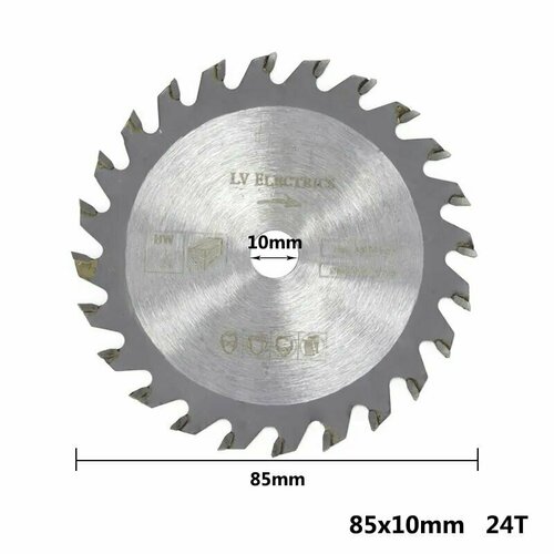 Пильный диск по металлу и дереву XCAN TCT 85х10х24T