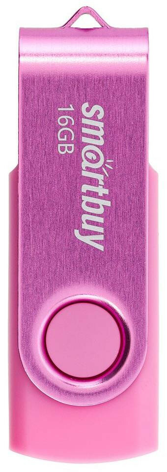 Накопитель USB 2.0 16GB SmartBuy Twist розовый - фото №13