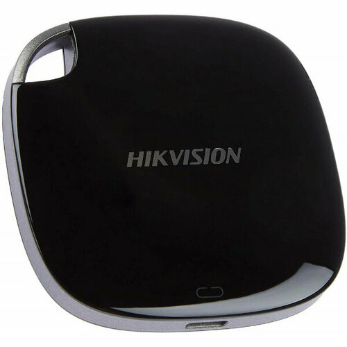 твердотельный накопитель hikvision e1000 1tb hs ssd e1000 1024g Внешний SSD-накопитель Hikvision SSD USB 1 TB USB 3.2 + Type-C, black (HS-ESSD-T100I/1024G/BLACK)