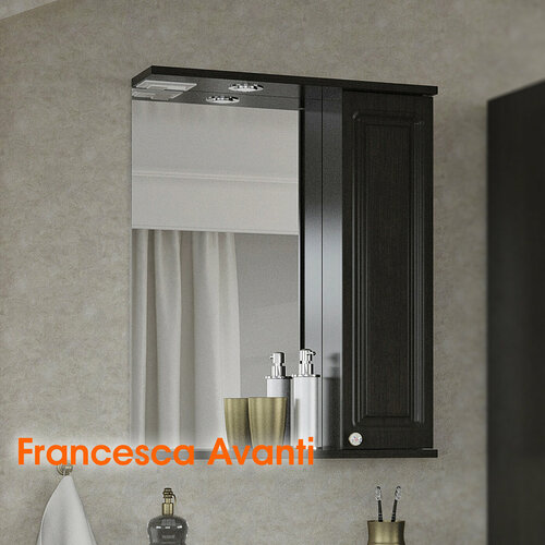 Шкаф-зеркало Francesca Avanti Империя 60 правый венге