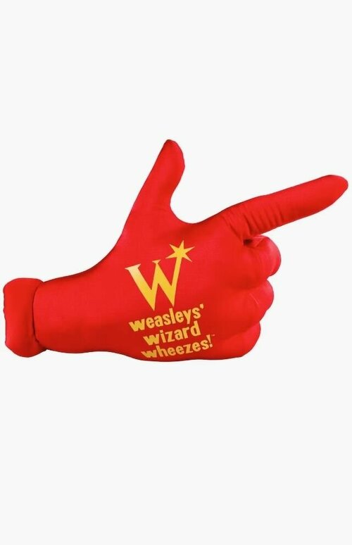 Мягкая игрушка фигурка Плюшевая перчатка Weasley Wizard Wheezes Гарри Поттер