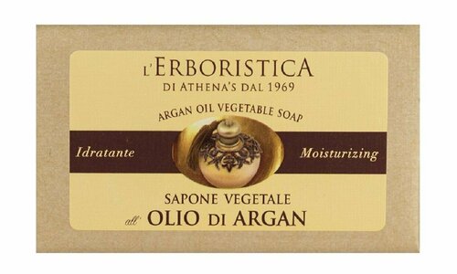 Твердое растительное мыло с маслом арганы / LErboristica Argan Oil Vegetable Soap