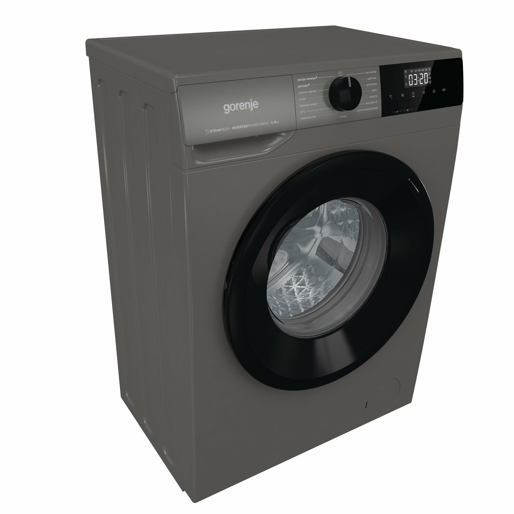 Стиральная машина Gorenje W2NHPI62SCSS титан