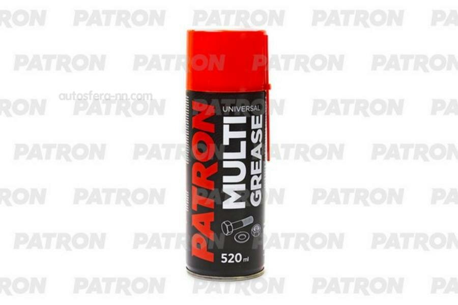 PATRON PAC100 Очистительно-смазывающая смесь 520мл (нетто 318гр.) - аналог WD-40, облегчает демонтаж ржавых резьбовых соединений, вытесняет влагу, обеспечивает смазку замков и петель