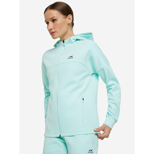 фото Толстовка athlex, размер 40, голубой