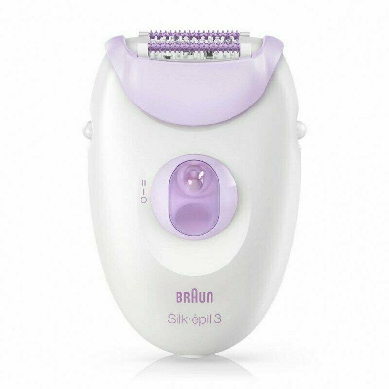 Эпилятор Braun SE 3170 Silk-epil 3, белый/лиловый