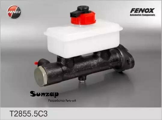 FENOX T2855.5C3 Цилиндр главный тормозной УАЗ 3160 FENOX с бачком T2855.5C3