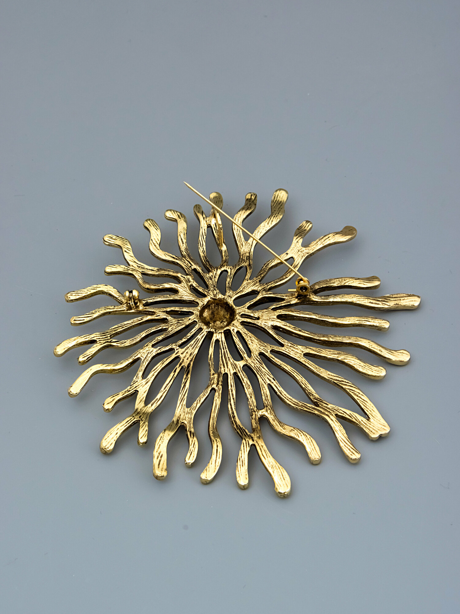 Брошь ЖемАрт, золотистый — фото 1