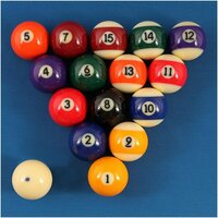 Шар для бильярда Pool Standart №8 57, 2 мм бильярдный шар, черный